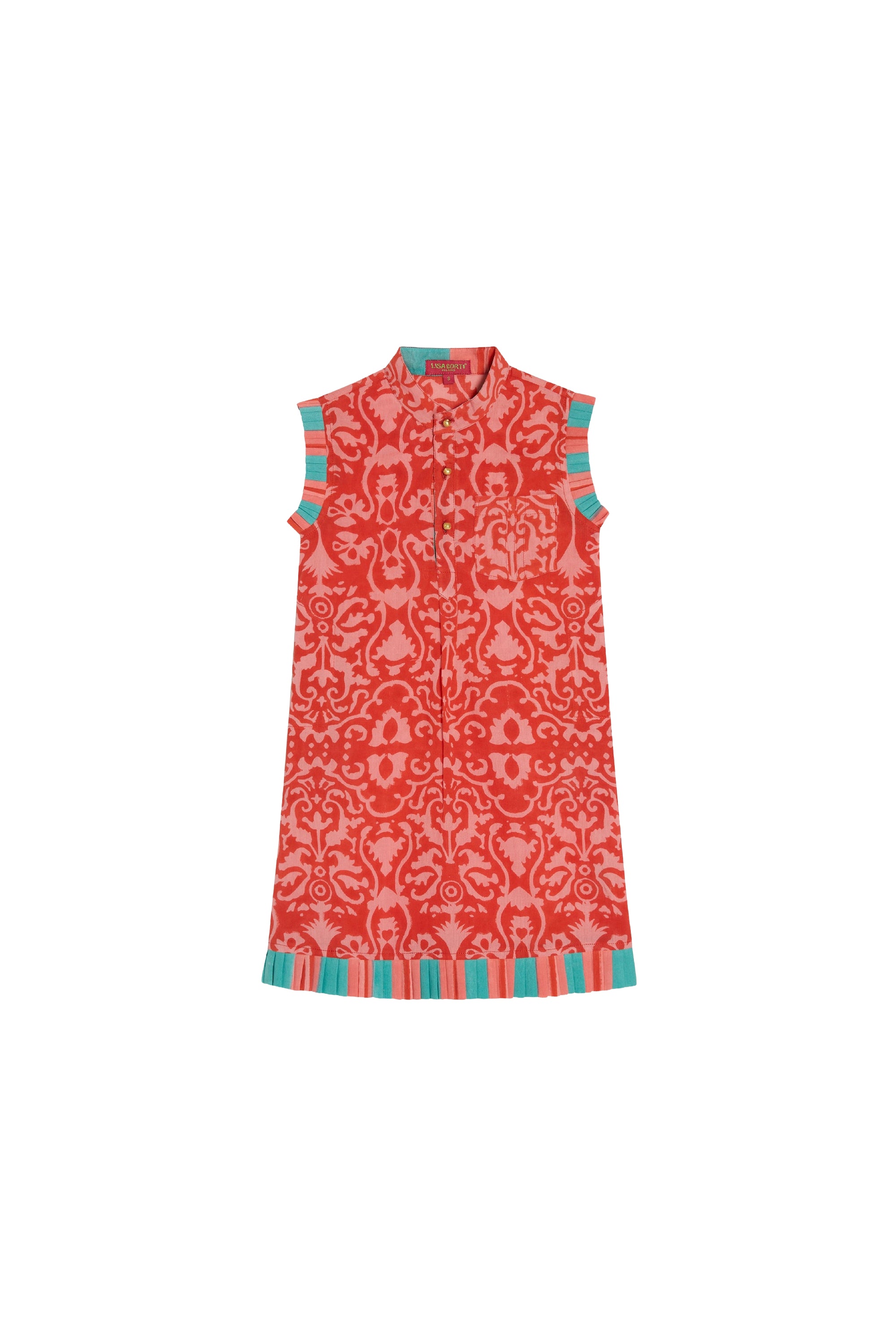 Spring children’s cotton dress - Red