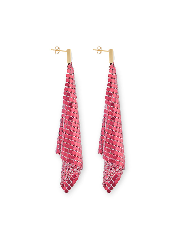 Boucles d’oreilles en mesh - Ruby Red