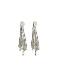 Boucles d'oreilles en cotte de maille avec cristaux - Silver & Crystal