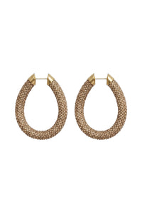 Boucles d'oreilles en laiton - Gold & Topaz