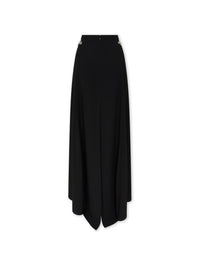 Jupe longue avec ceinture - Black