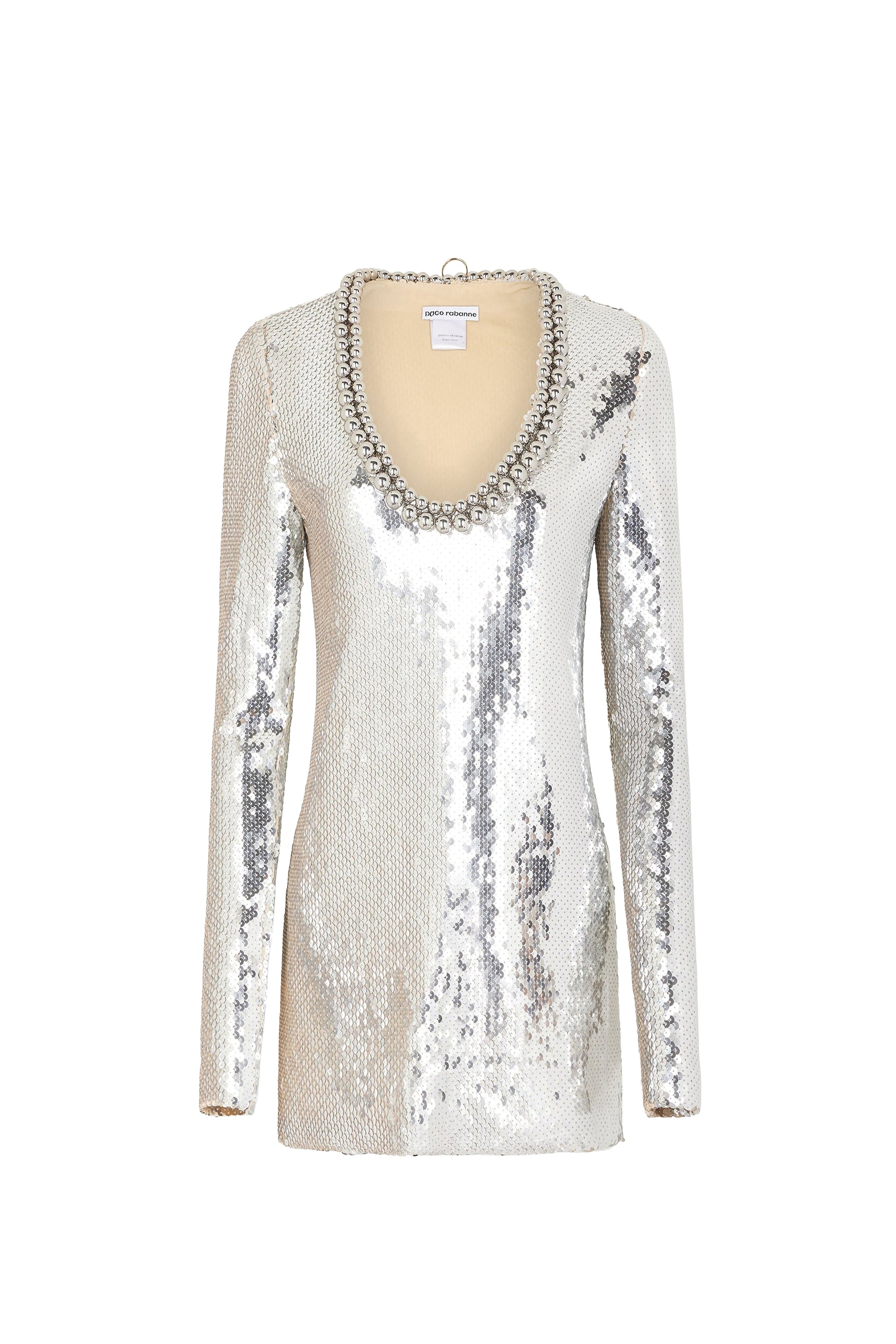 Sequin short dress - Silver