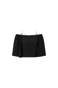Top court volanté - Black