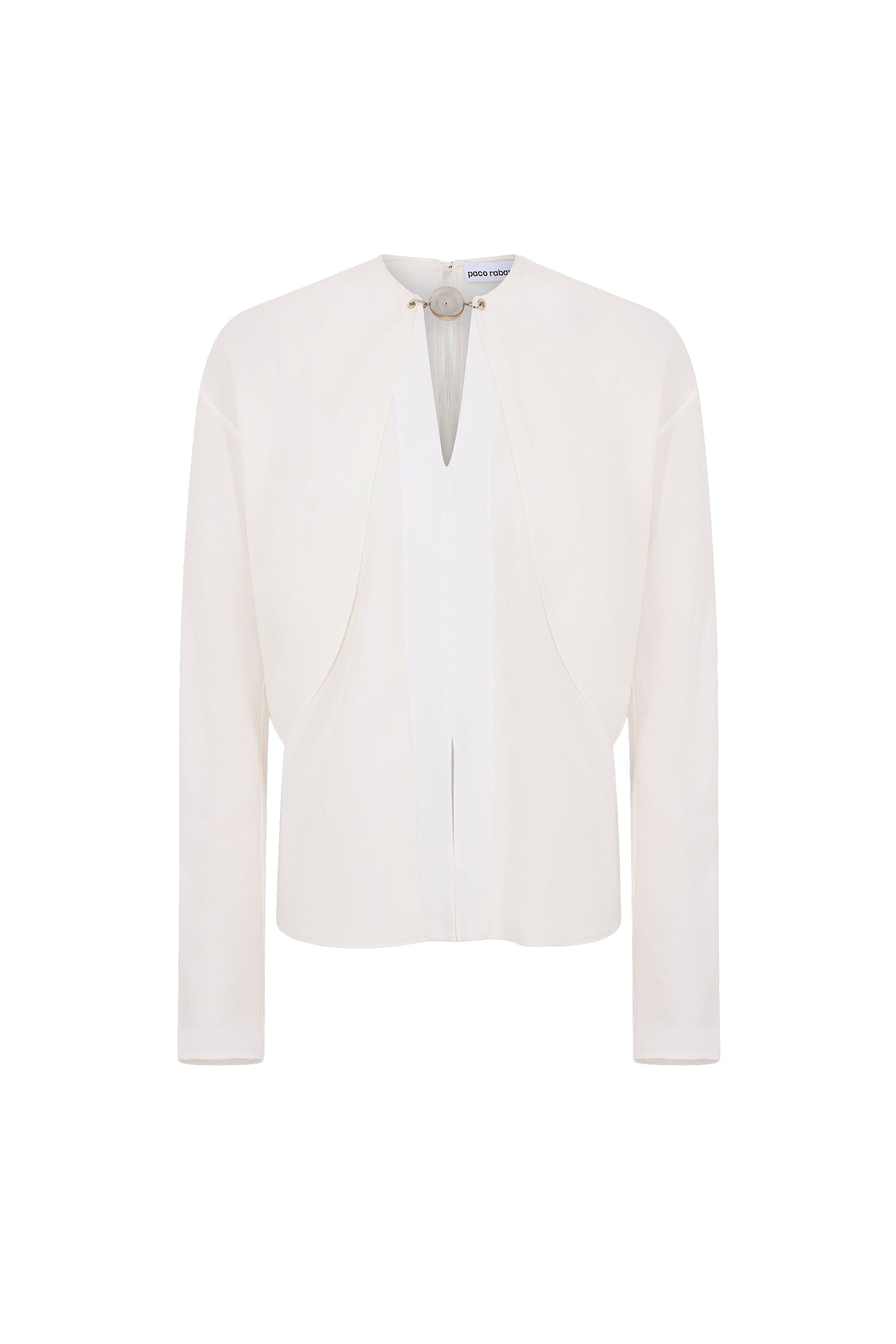 Long-sleeved blouse - Coconut Milk