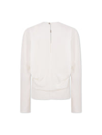Long-sleeved blouse - Coconut Milk