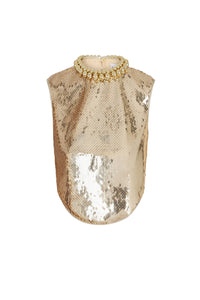 New Light Gold Debardeur - New Light Gold