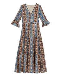 Bella midi dress - Brown