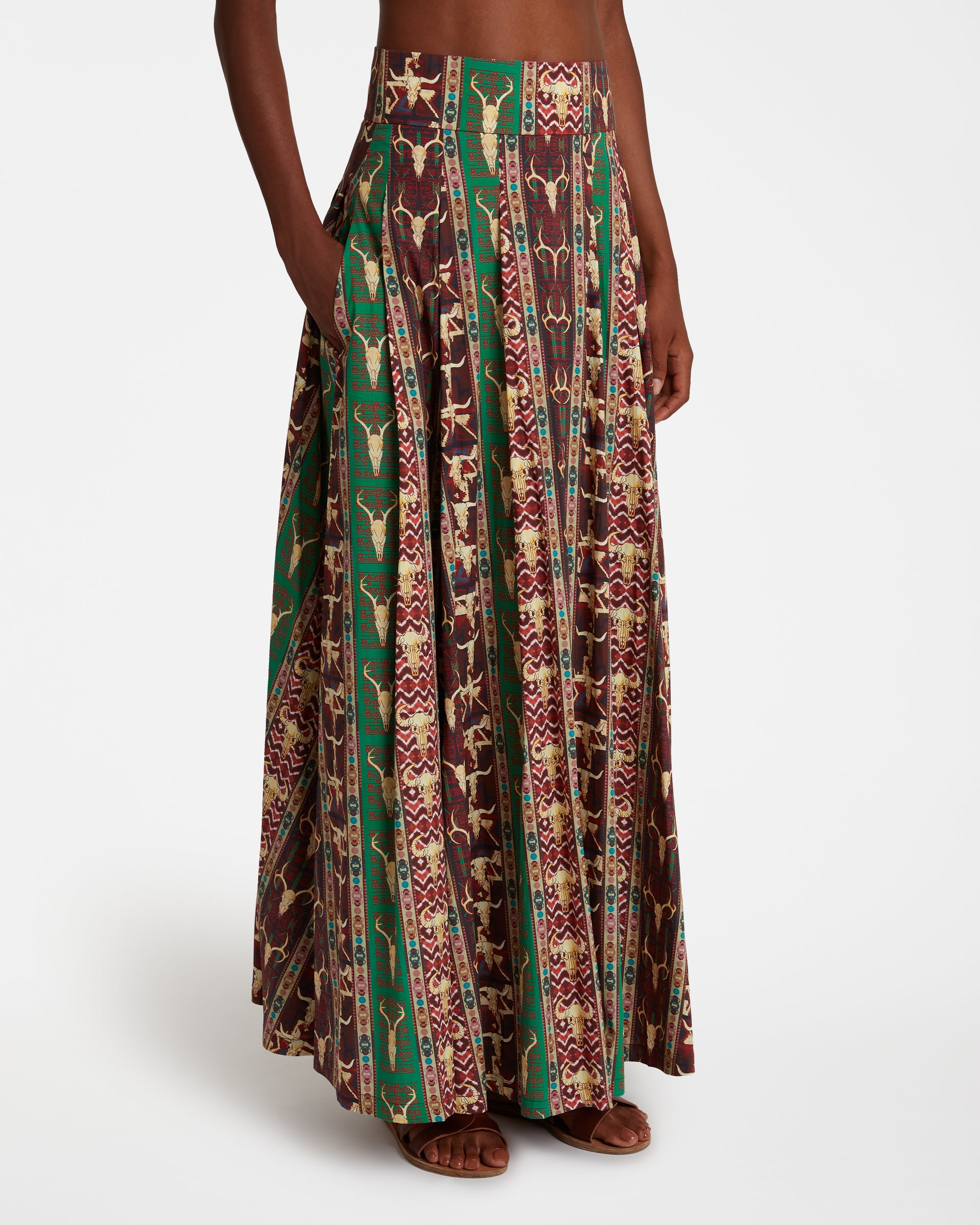 Skirt - Red Green