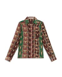 Long-sleeved shirt - Red & Green