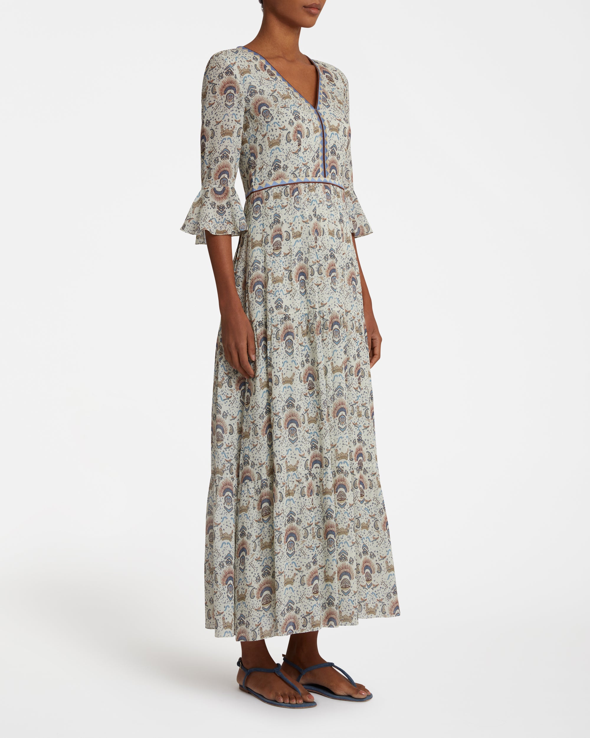 Robe longue Bella - Cream