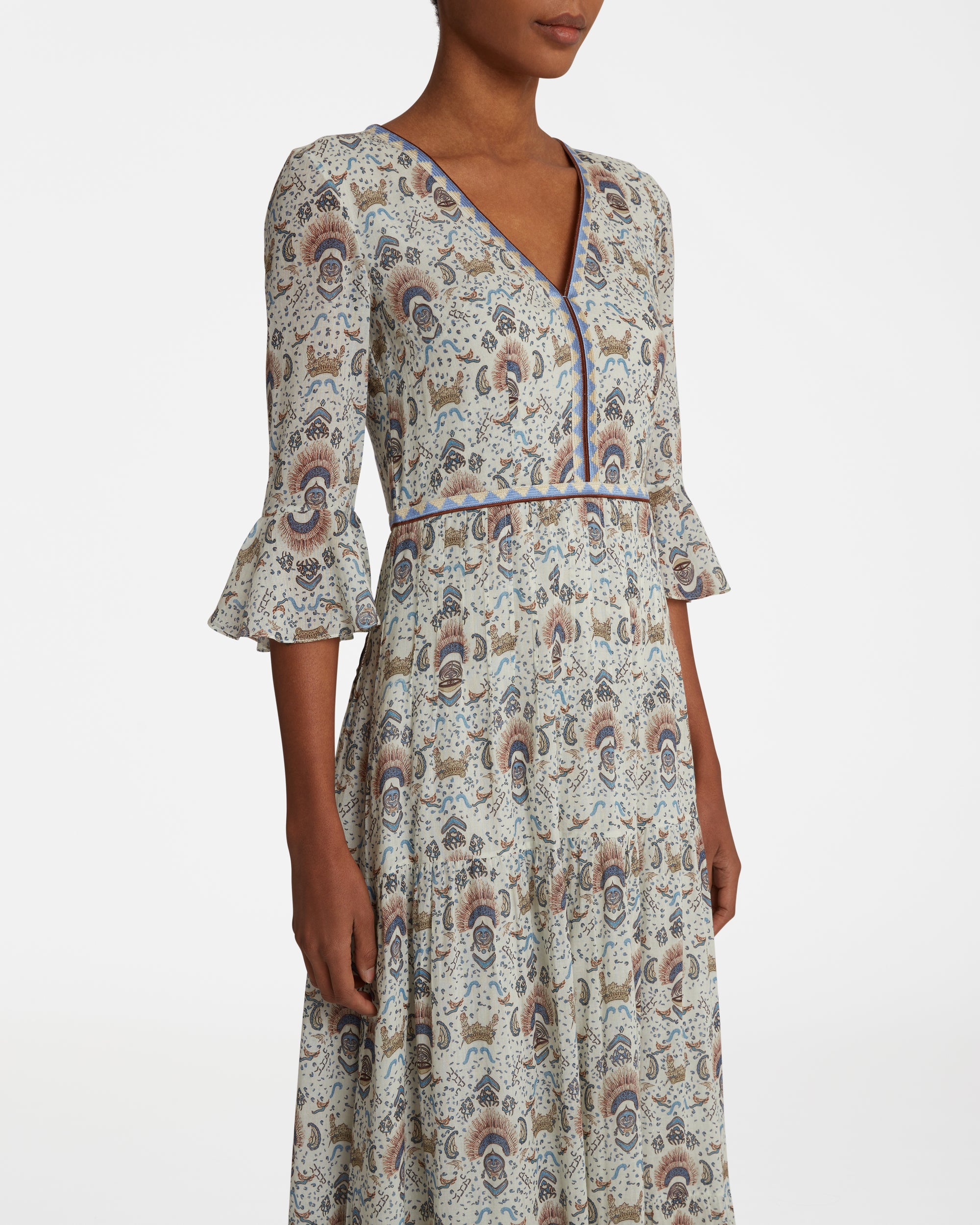 Robe longue Bella - Cream