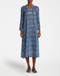 Long Caftan - Blue
