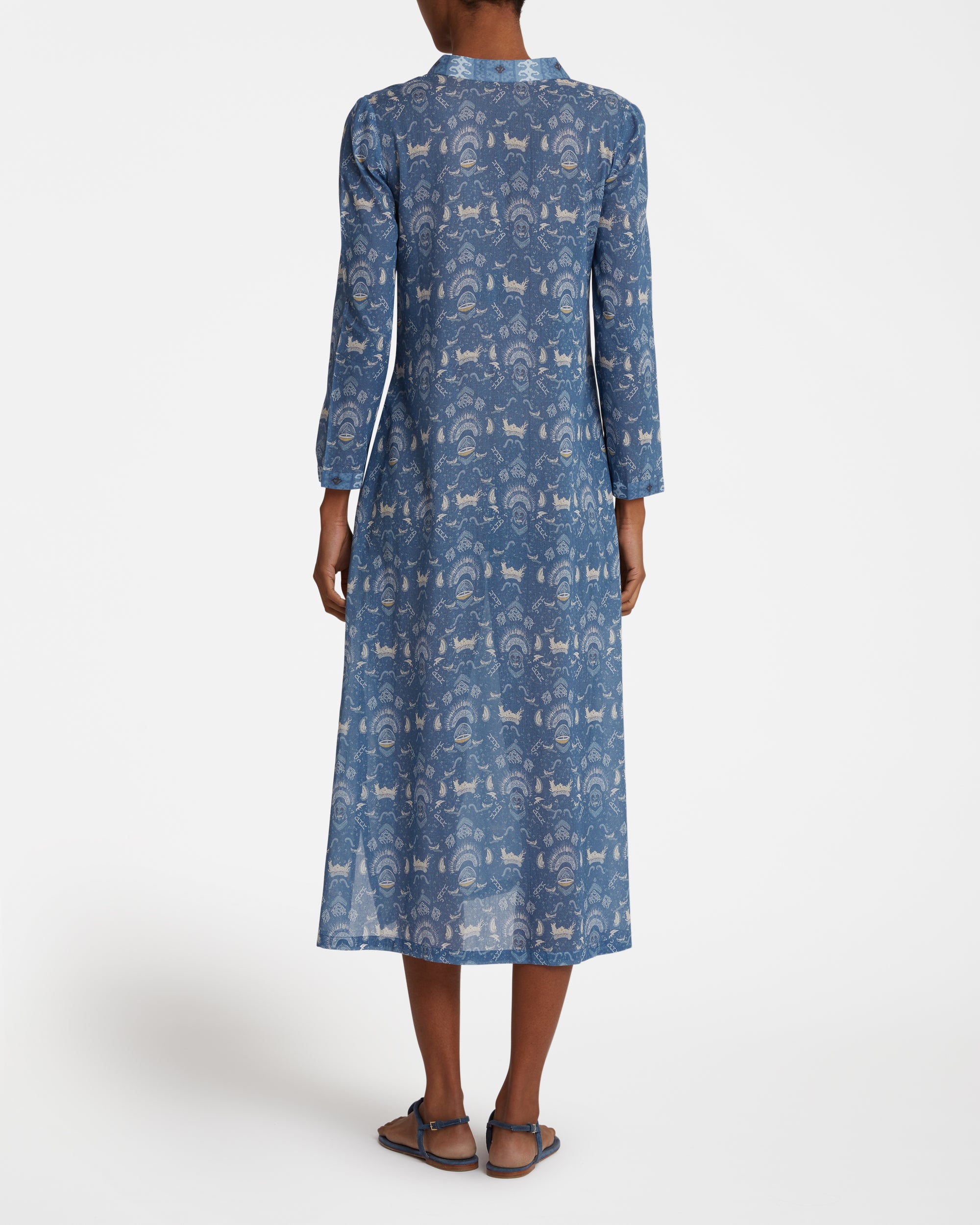 Long Caftan - Blue