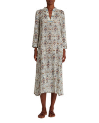 Caftan long  à imprimé - Cream