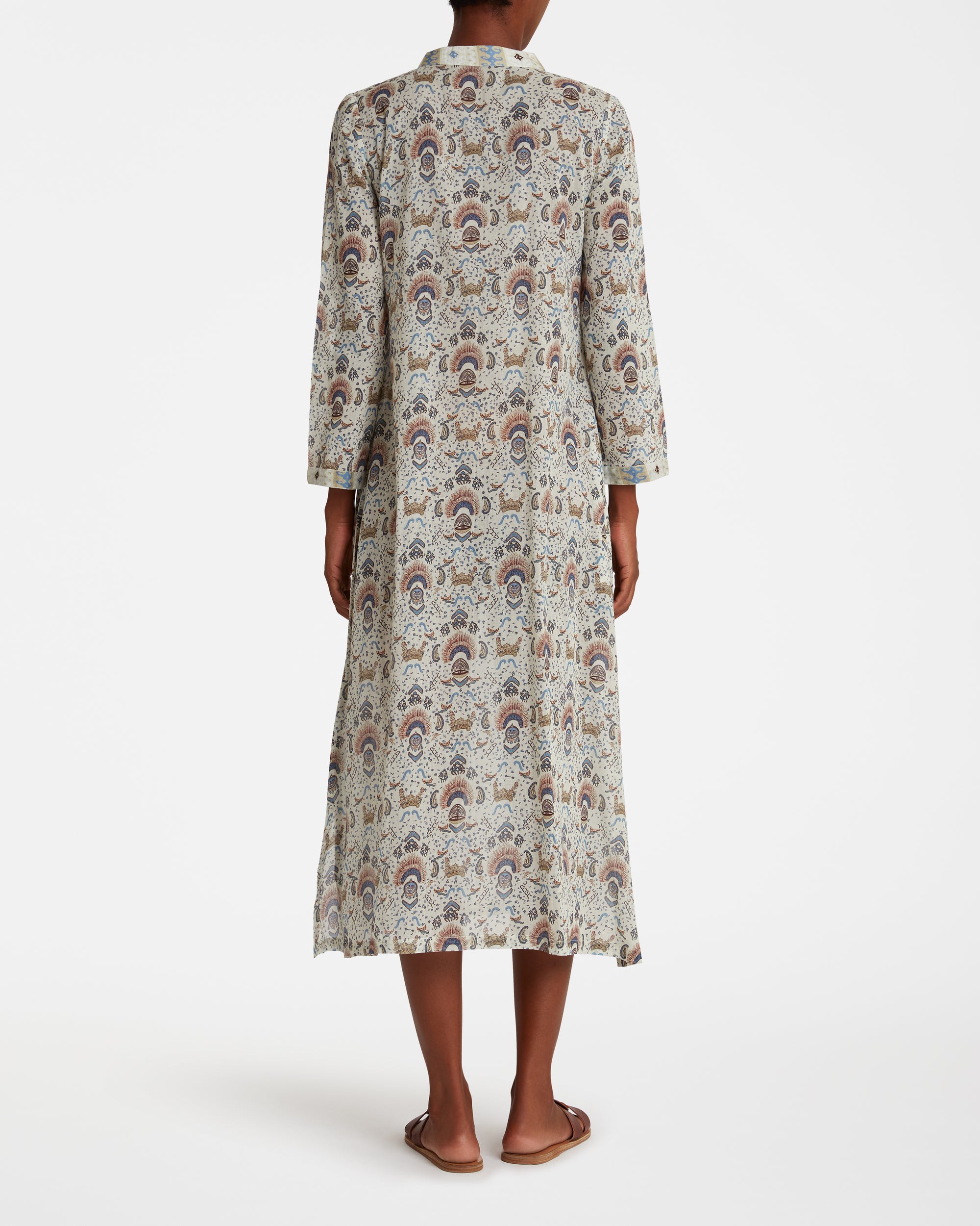 Long Caftan - Cream