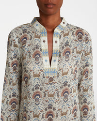 Long Caftan - Cream