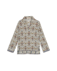 Blouse Alina à col tunisien - Cream