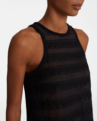 Débardeur Pilar en tulle - Black