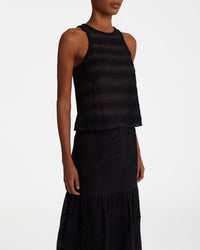 Débardeur Pilar en tulle - Black