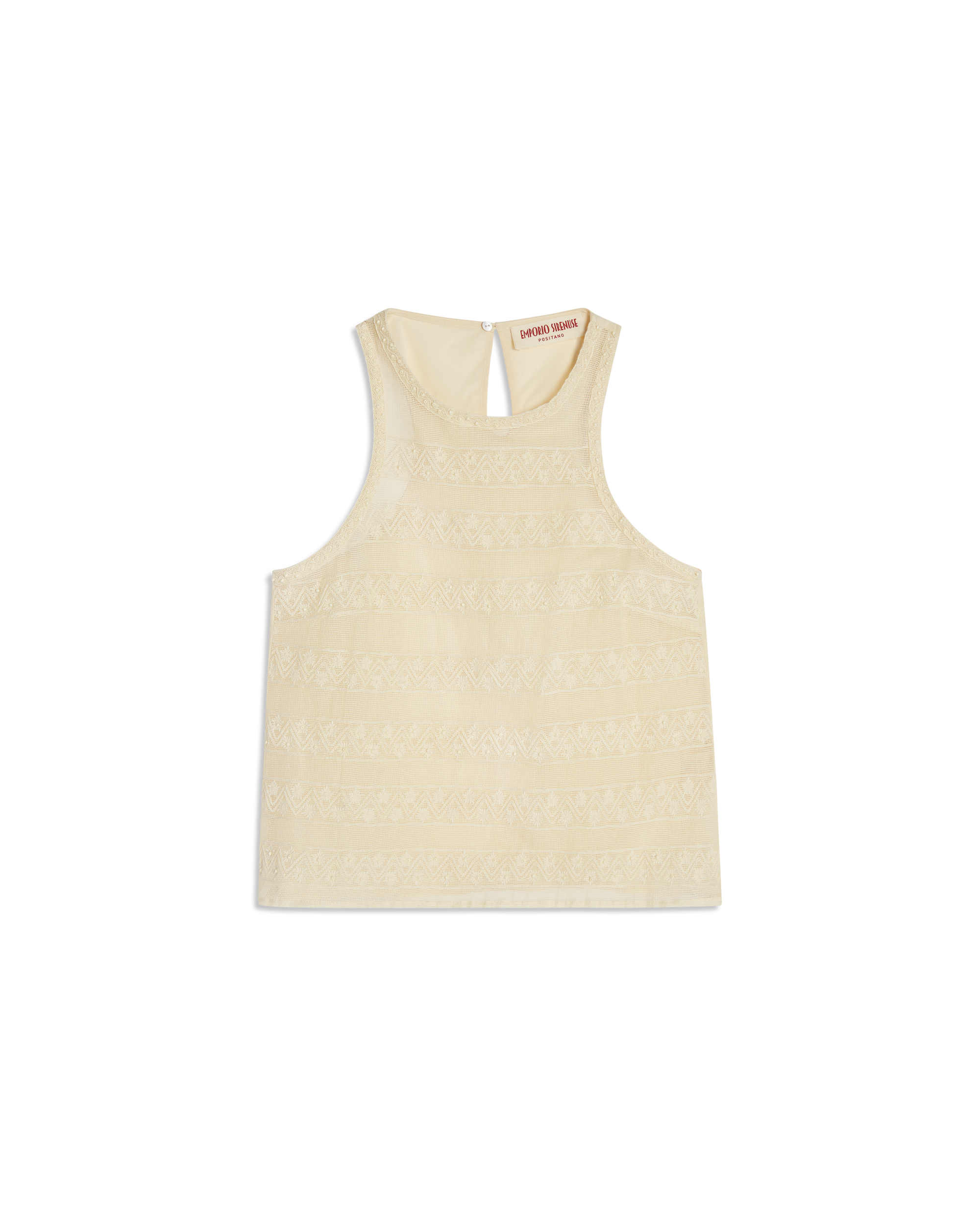 Débardeur Pilar en tulle - Ivory