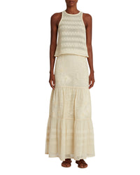 Débardeur Pilar en tulle - Ivory