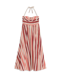 Robe longue à rayures - Pink
