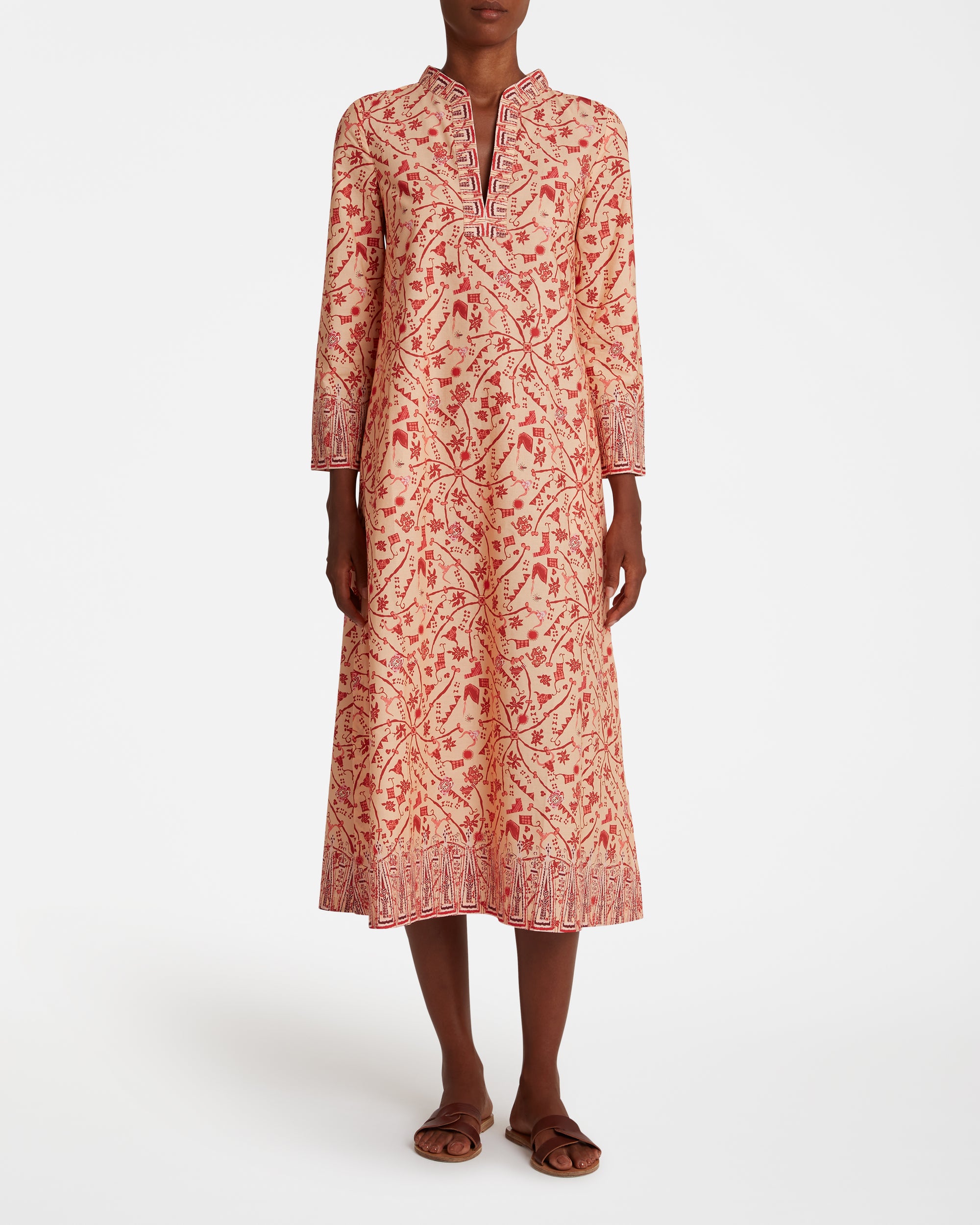 Long Caftan - Pink