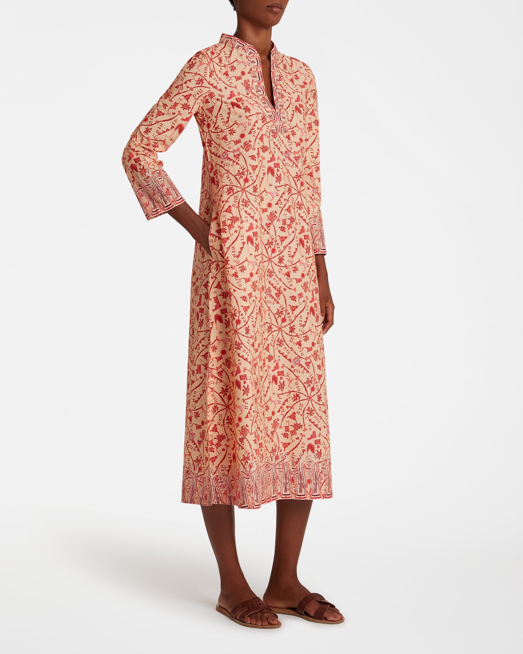 Long Caftan - Pink