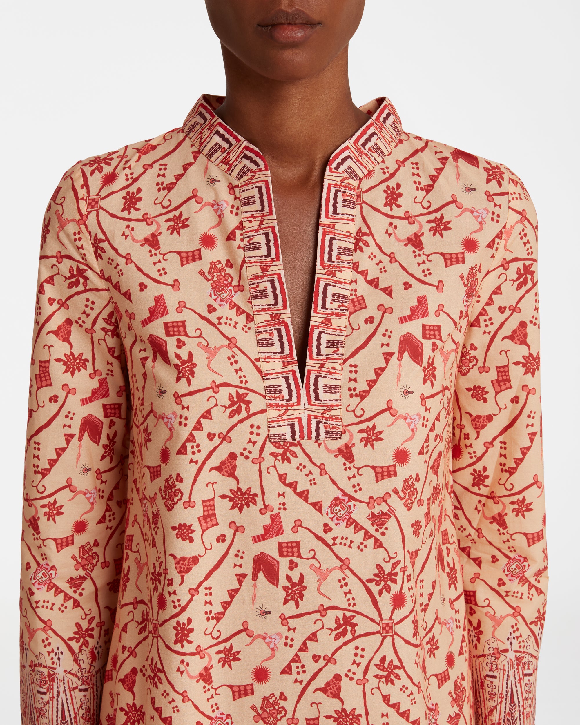 Long Caftan - Pink