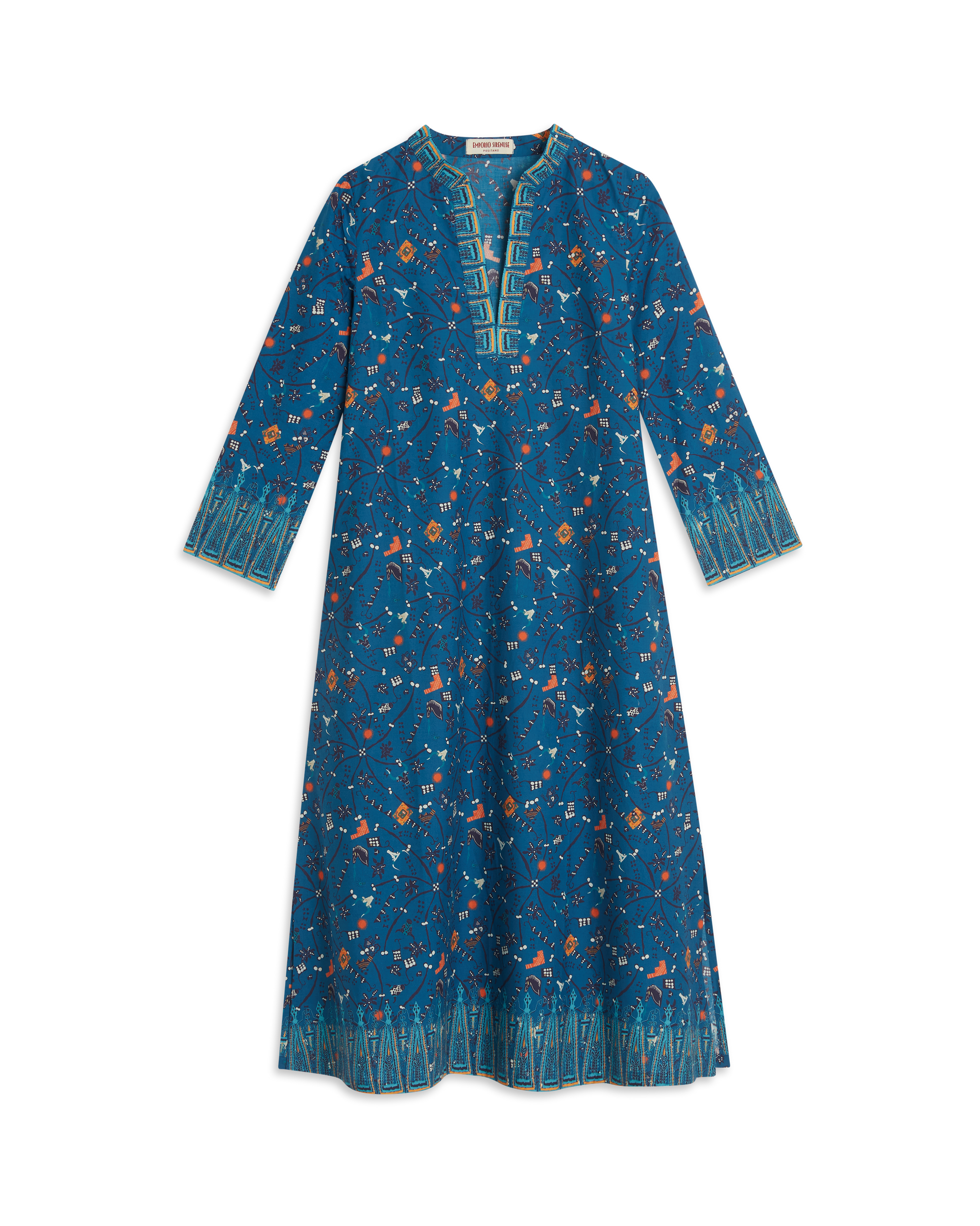 Long Caftan - Blue