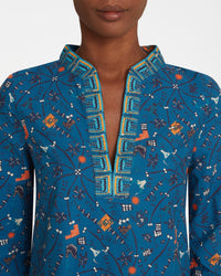 Long Caftan - Blue