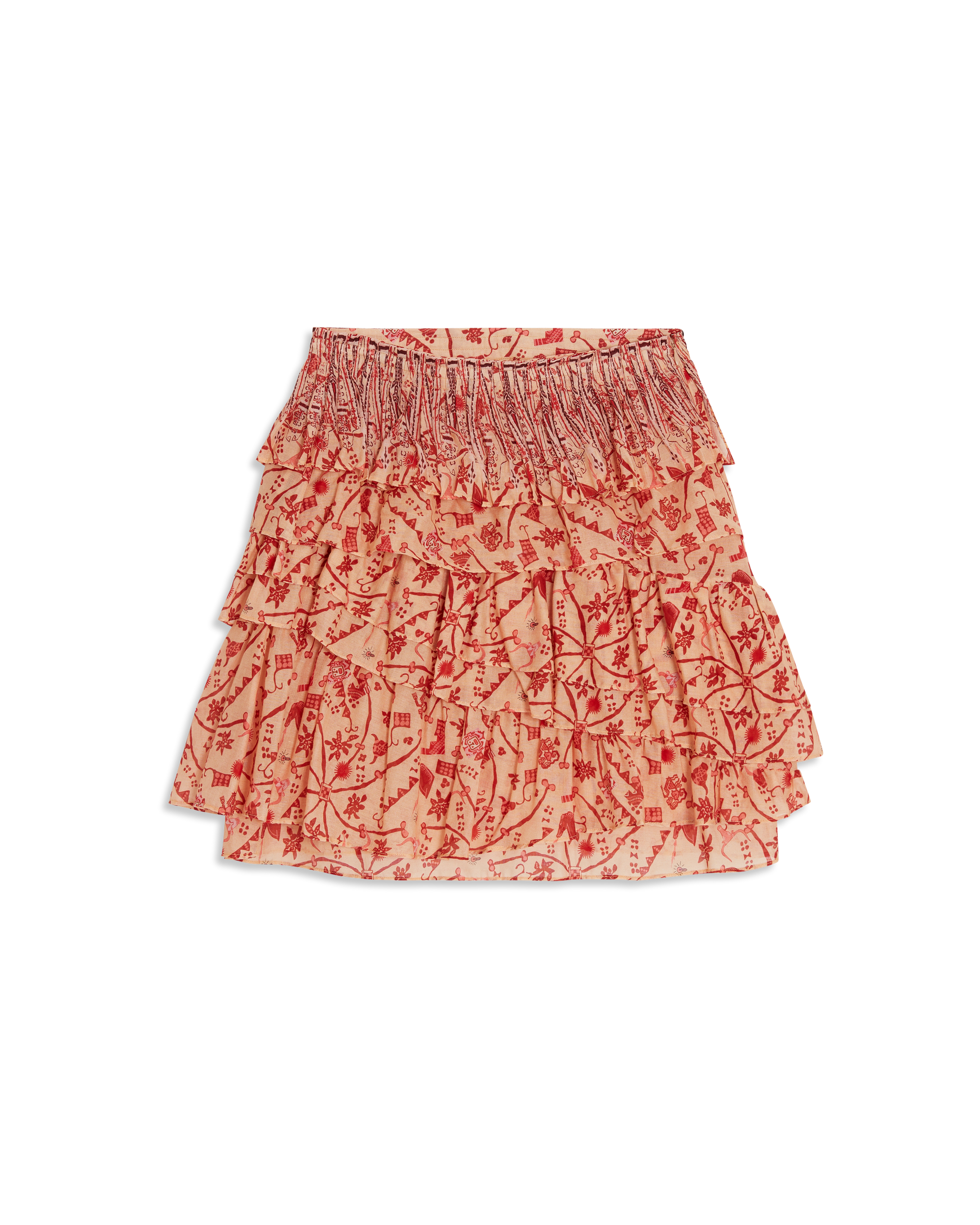 Printed short skirt - Pink