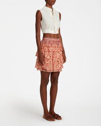 Printed short skirt - Pink