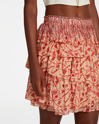 Printed short skirt - Pink