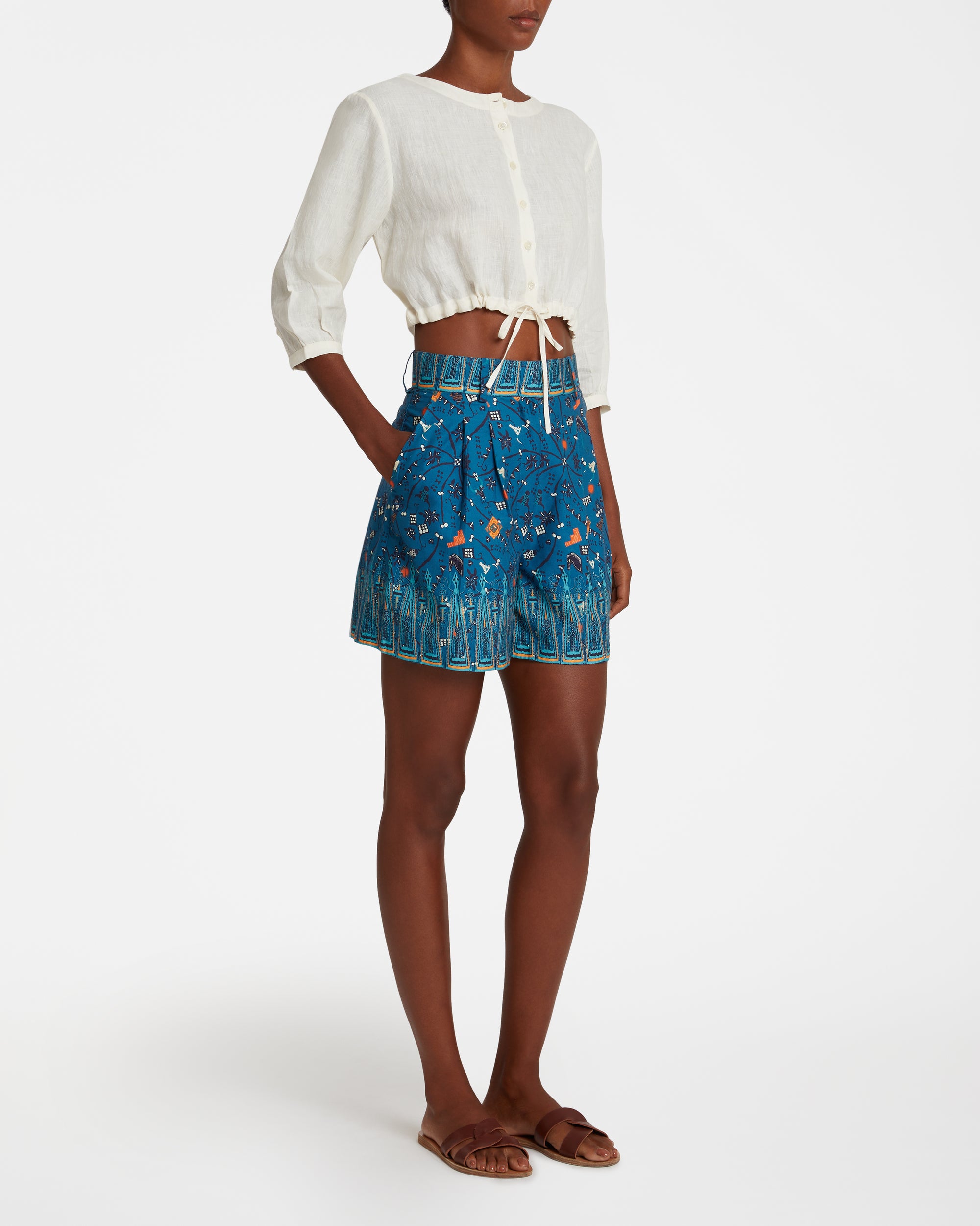 Short à imprimé - Blue