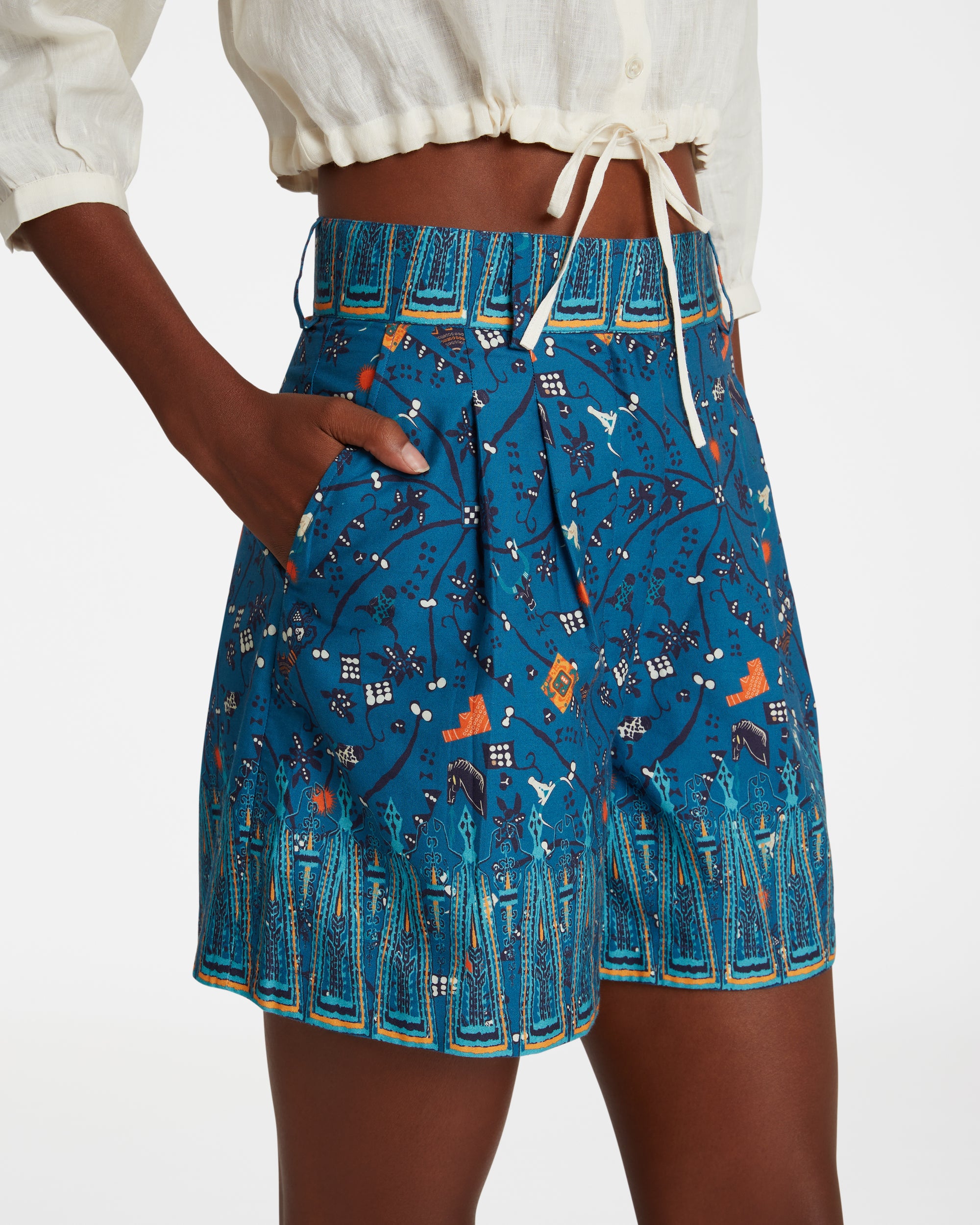 Short à imprimé - Blue