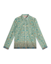 Chemise à imprimé - Teal
