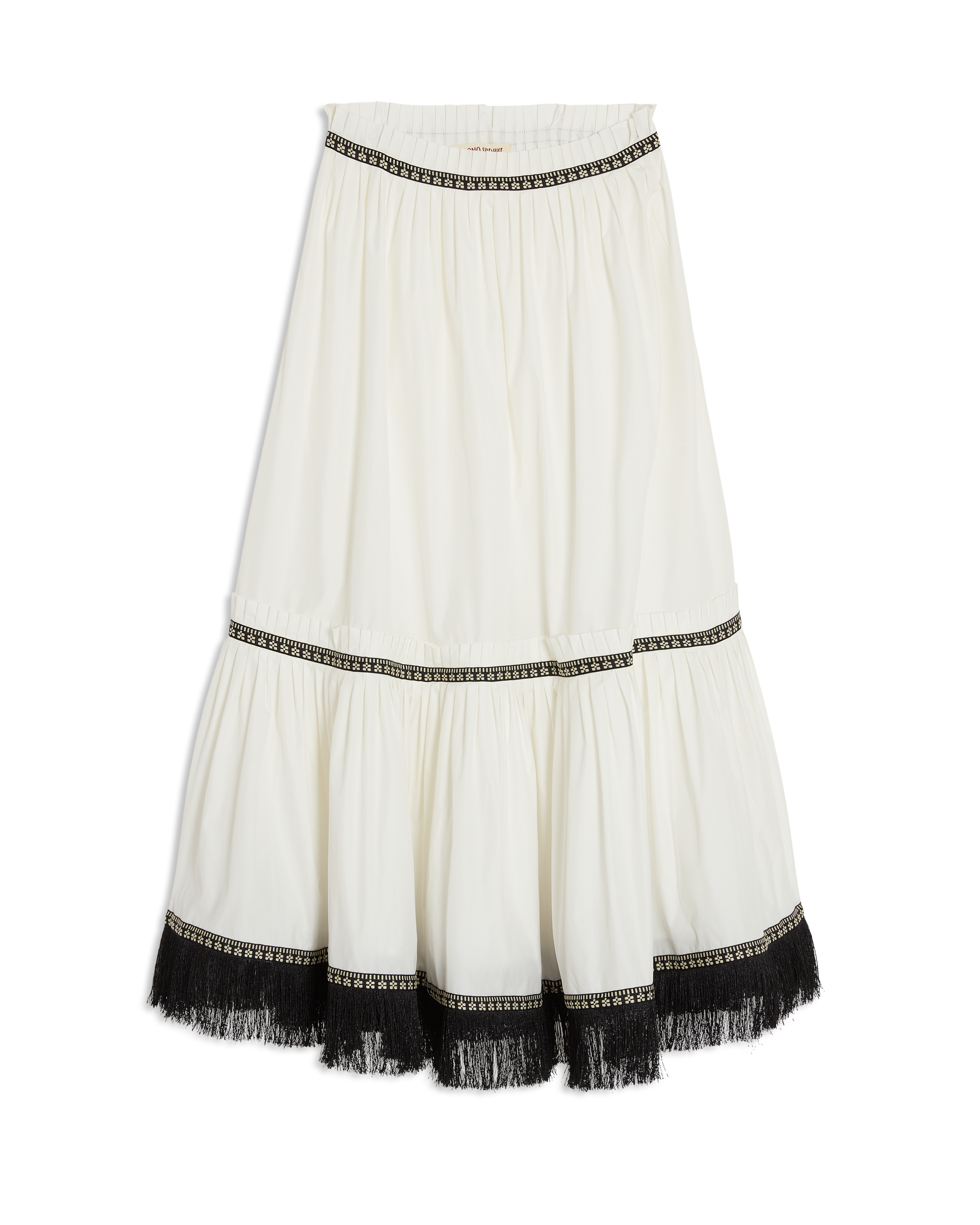 Flowy midi skirt - Milk