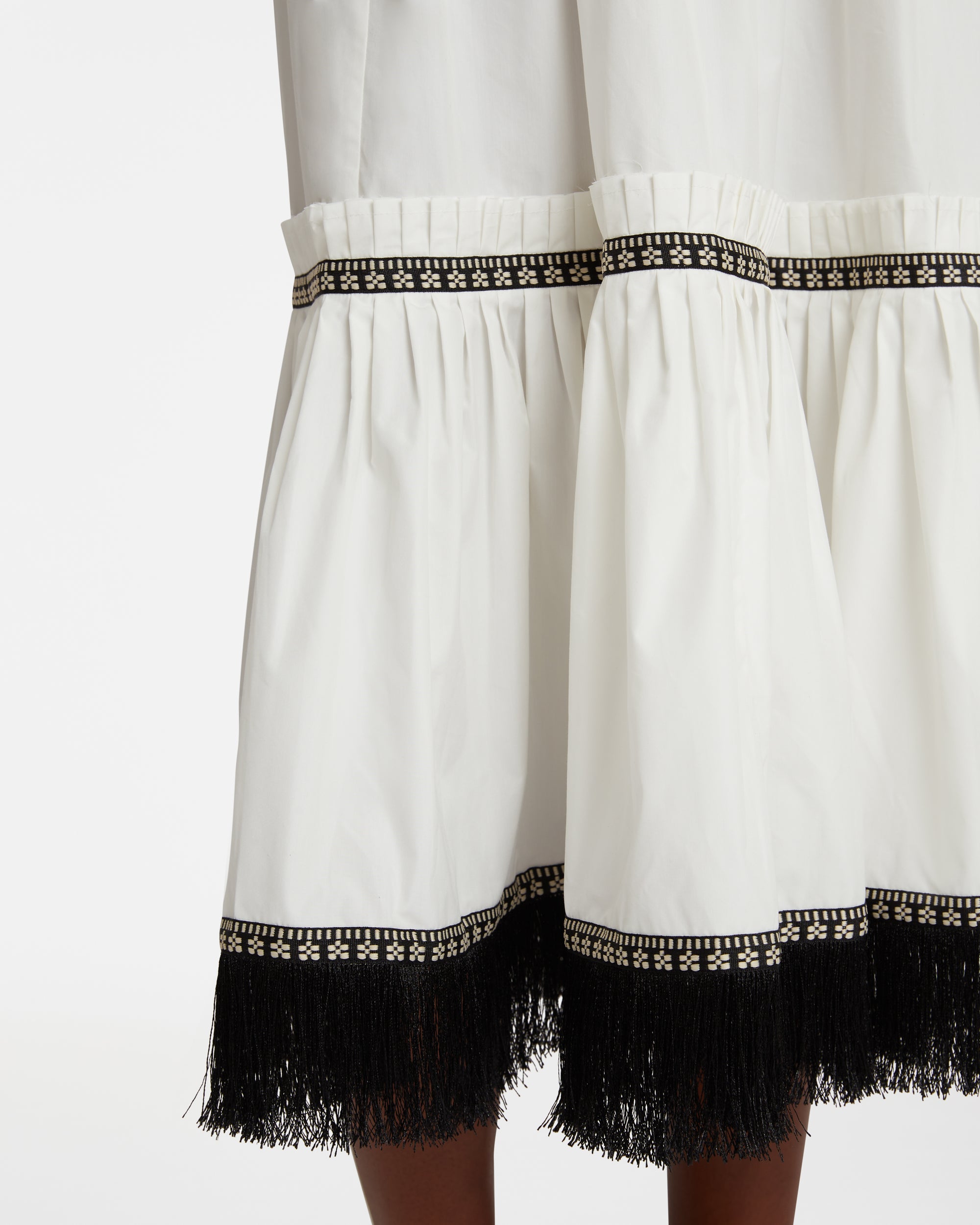 Flowy midi skirt - Milk