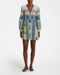 Dress - Multi blue