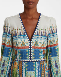 Dress - Multi blue