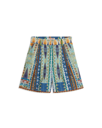 Printed shorts - Blue