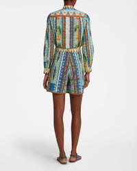 Printed shorts - Blue