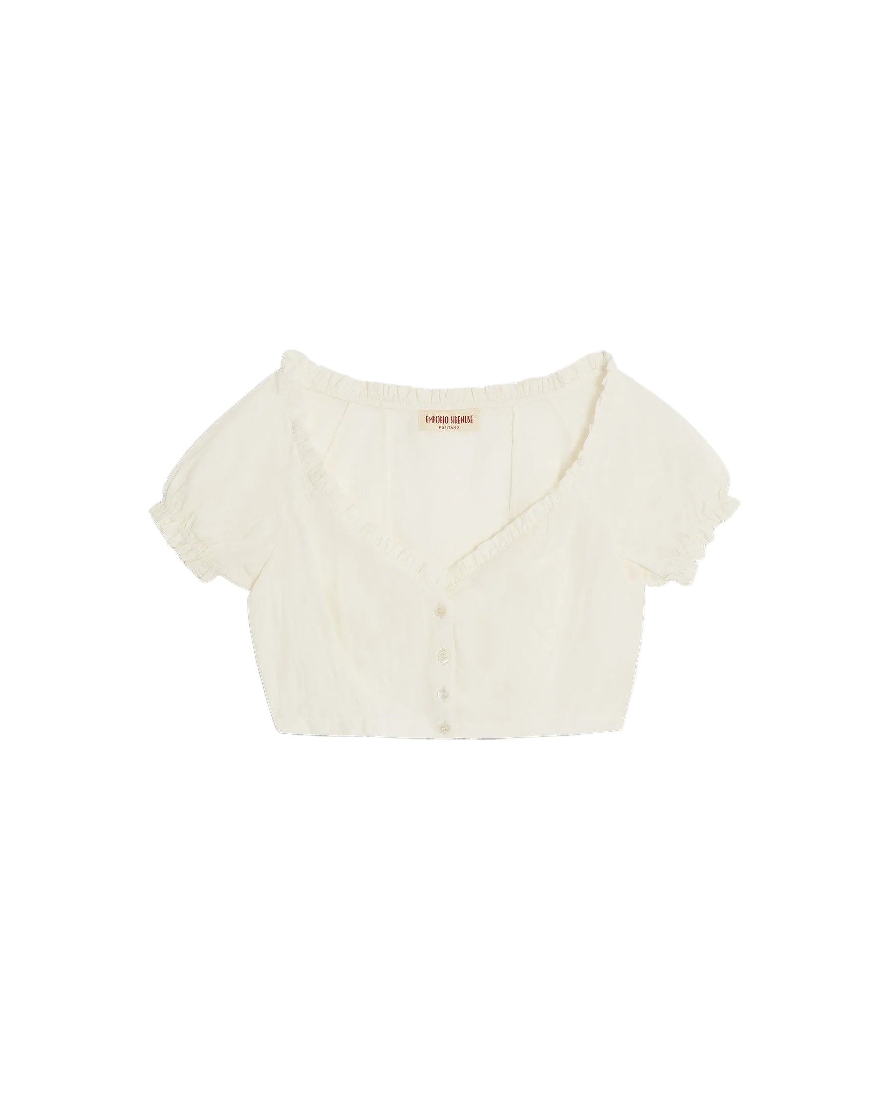 Violante short blouse - Ivory
