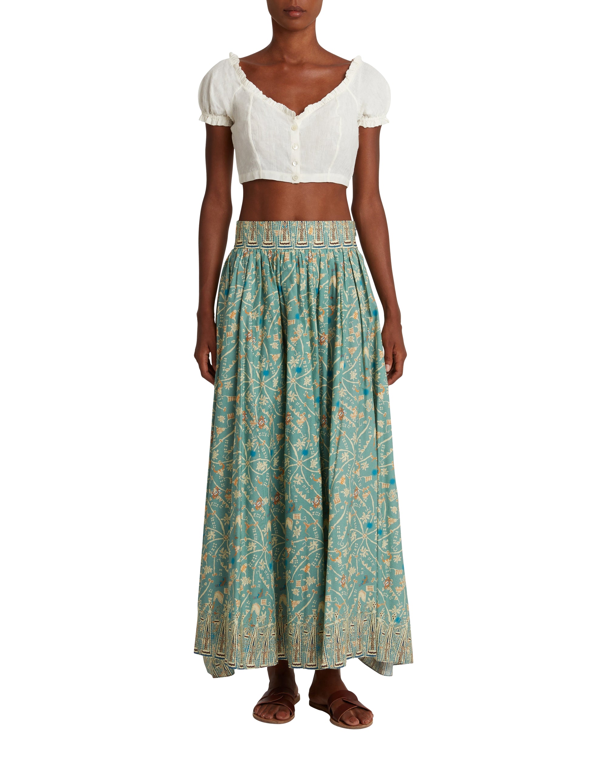 Violante short blouse - Ivory