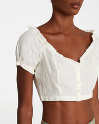 Violante short blouse - Ivory