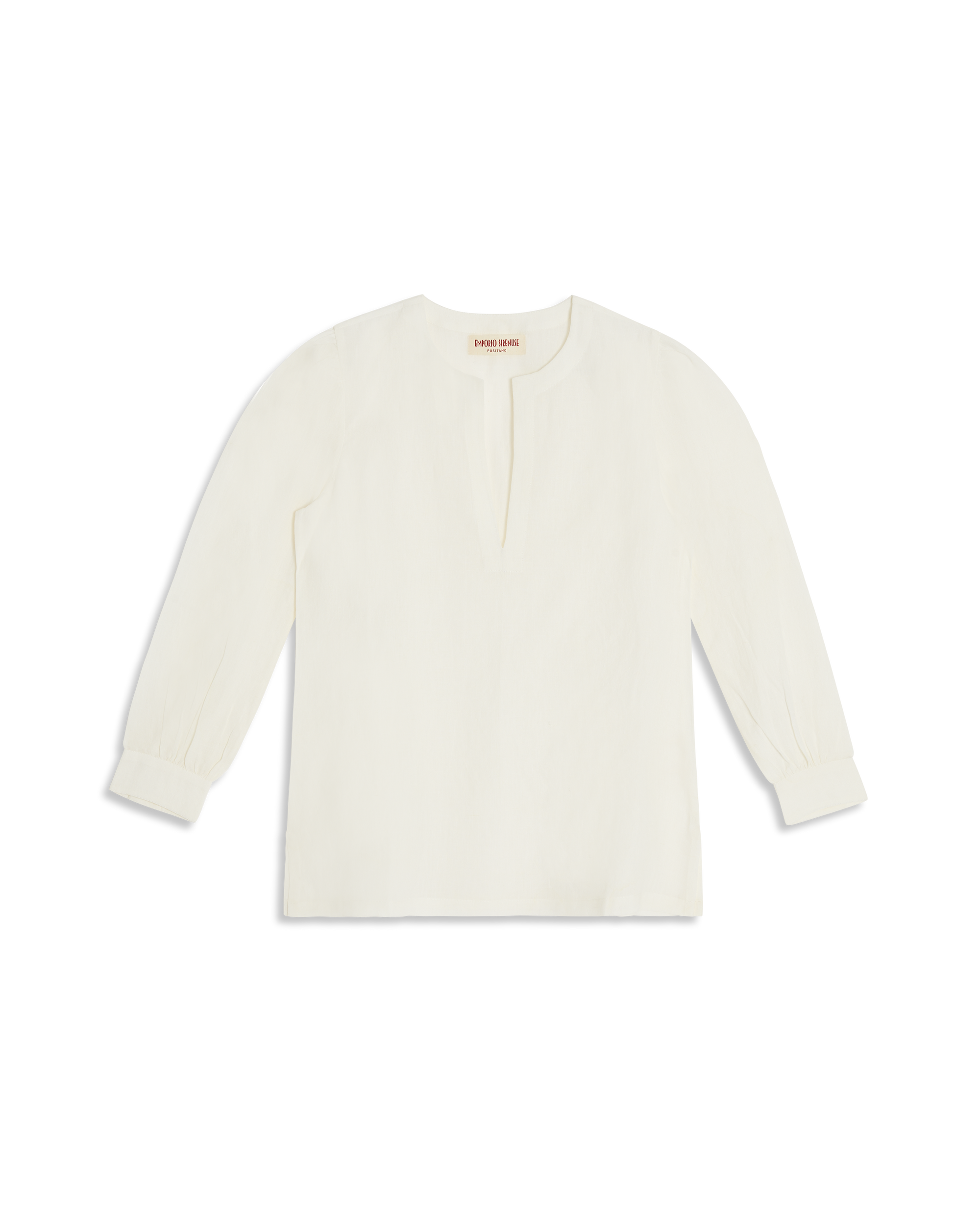 Blouse Kate à col fendu - Ivory