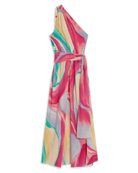Robe longue asymétrique - Lilac