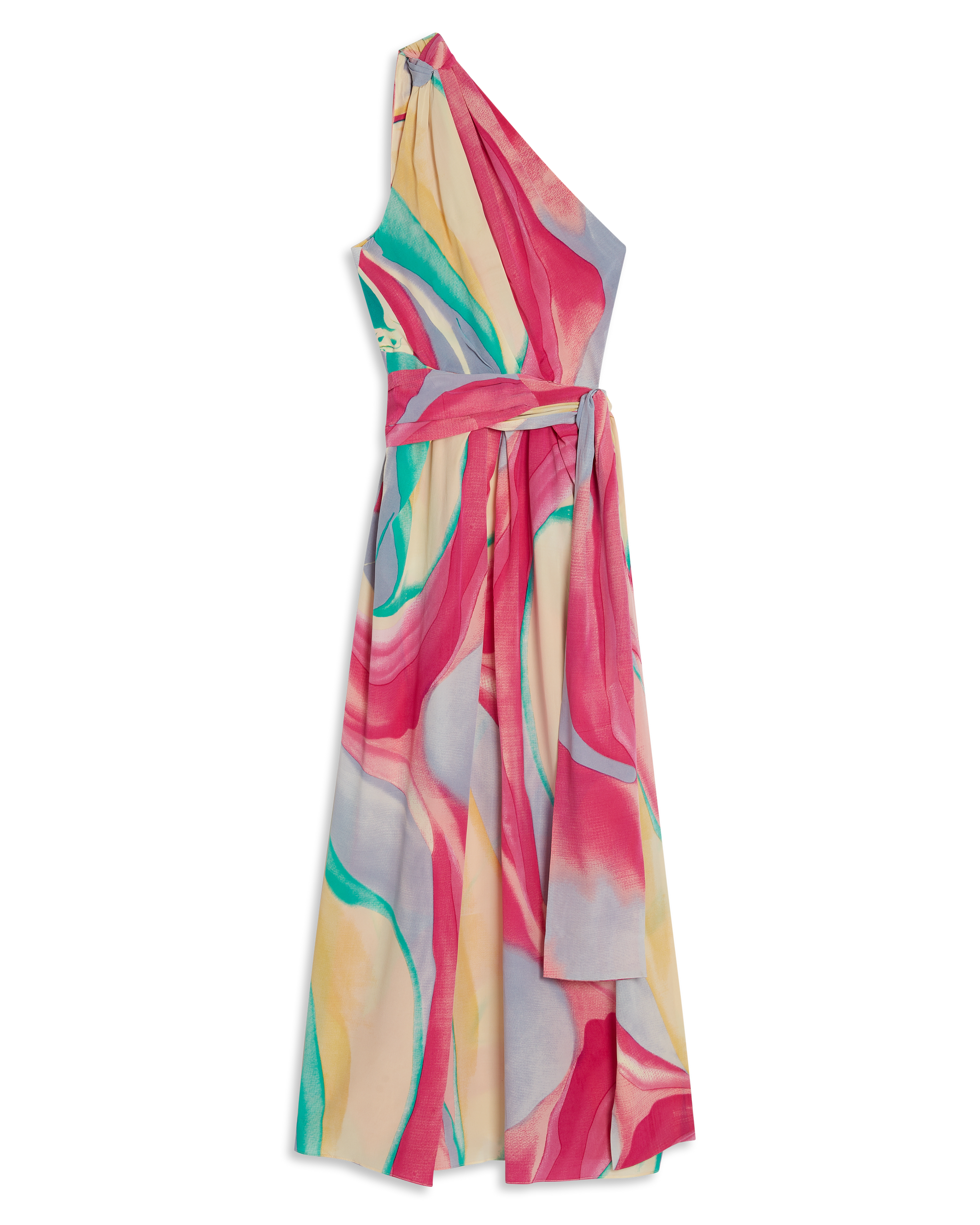 Robe longue asymétrique - Lilac
