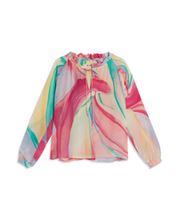 Blouse fluide à imprimé - Lilac